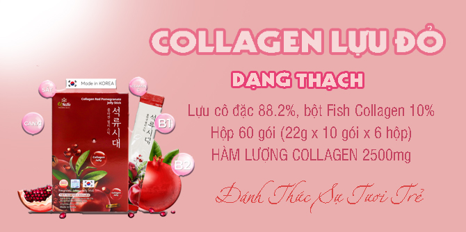 Collagen lựu đỏ Elnutri